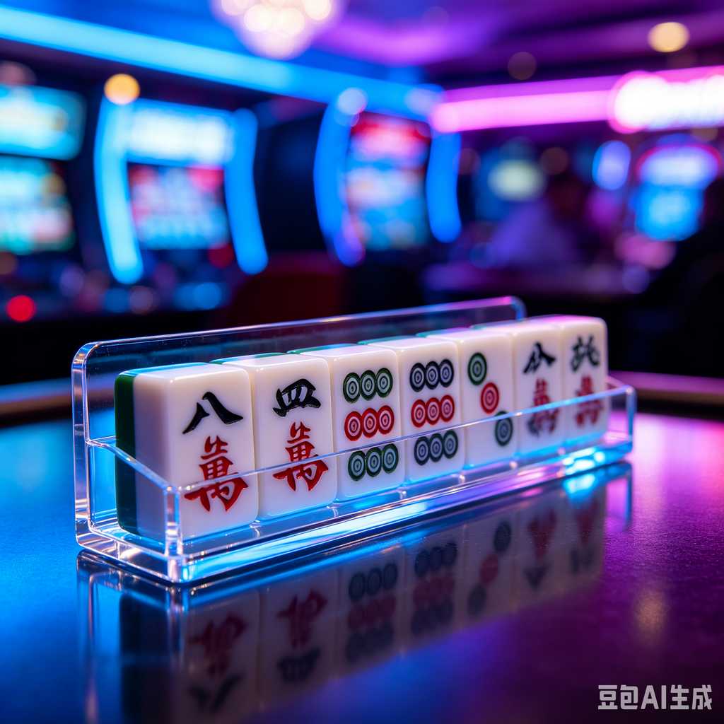 printed logo mahjong set
